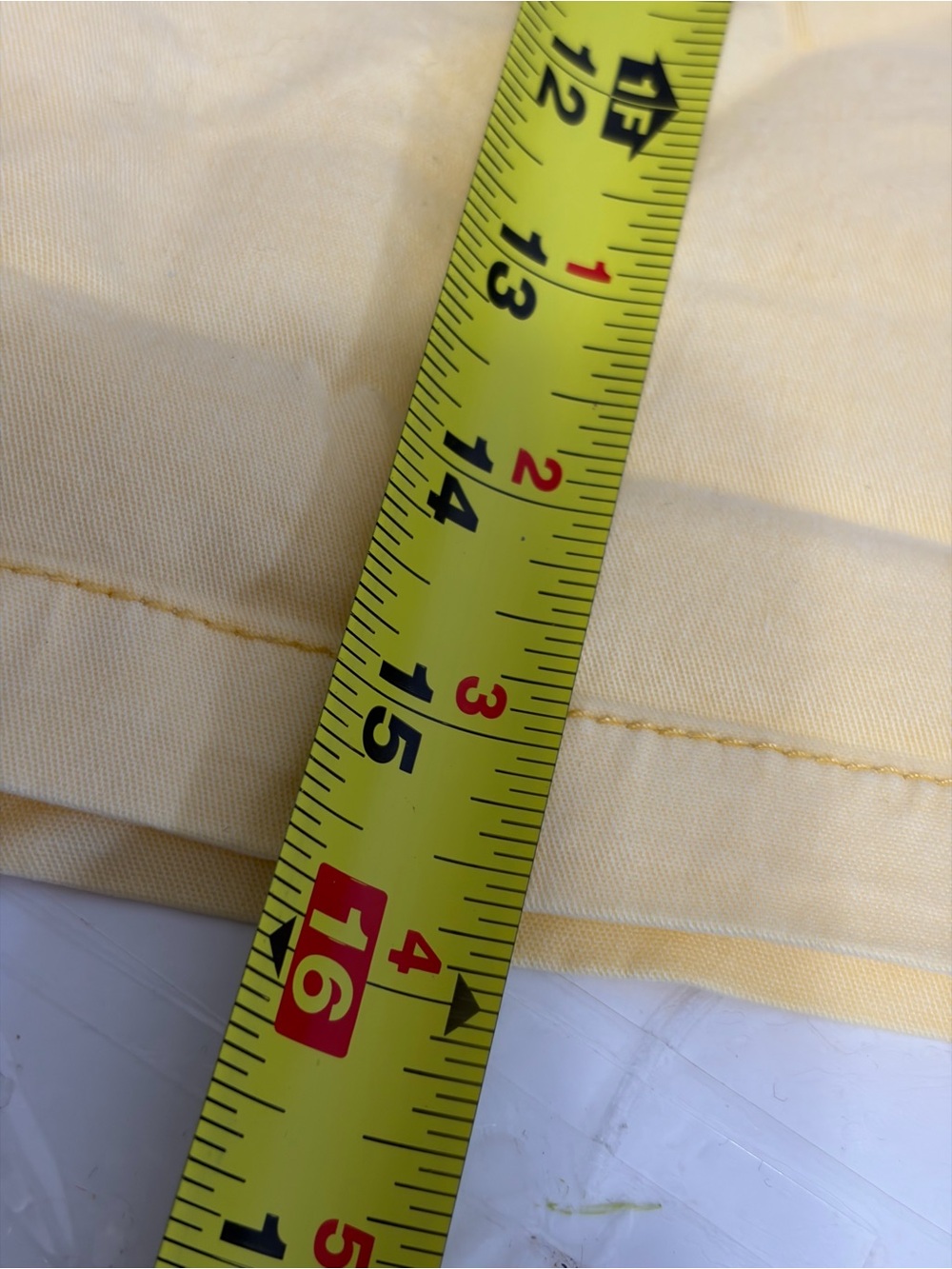 Old Navy Pale Yellow Flat-Front Chino Shorts - Picture 4 of 9